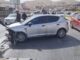 Choque en el Juventud contra muro ocasiona caos vehicular