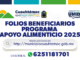 Folios Apoyo Alimenticio 2025