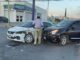 Choque entre dos vehículos provoca caos vial en la Juan Escutia
