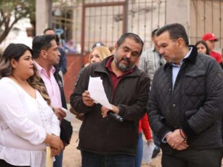Entregan obras de pavimentación en El Mezquital